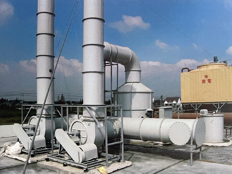 恒诺微电子（嘉兴）有限公司 大风量酸雾洗涤塔